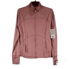 Nwt Balance Collection By Marika Jacket In Woodrose Pink Sz S Pink Fitted Track Jacket For Fall, Fitted Pink Track Jacket For Fall, Womens Poncho, Yoga Jacket, Cape Style, Short Sleeve Jacket, Active Jacket, Mesh Sleeves, Outdoor Jacket