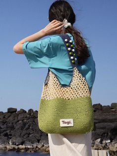 Tagi Signal Fruit Woven Bag Matcha Cheese Size F: 36cm * 38cm Shoulder Strap Length 54cm Precautions: Keep away from direct sunlight, heat and moisture. No contact with heavy rains outside. Cherry Matcha, Raining Outside, No Contact, Suit Pant, Women Shoulder Bag, Bag Shop, Skirt Socks, Woven Bag, Barley