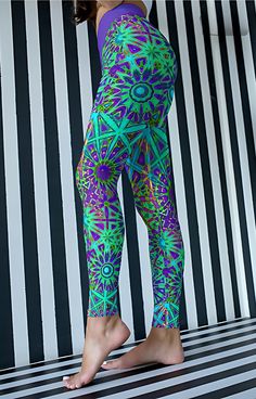 Introducing our Geometric Ombre Leggings - a vibrant blend of colors that will elevate your workout style! Whether you're hitting the yoga mat or sweating it out at the gym, these leggings are designed to keep you comfortable and stylish. Features: Bright and Colorful: The gradient rainbow pattern transitions seamlessly from beautiful purple to blue and finally to green. It's like wearing a work of art on your legs! High-Quality Material: Crafted from a blend of soft and stretchy fabrics, these leggings provide excellent flexibility and breathability. You'll feel comfortable during every pose or rep. Wide Waistband: The wide elastic waistband ensures a secure fit and prevents slipping or rolling down. No more adjusting mid-workout! Versatile Style: Wear these leggings to your yoga class, s Multicolor Stretch Athleisure Yoga Pants, Multicolor Compression Yoga Pants For Workout, Multicolor High Stretch Workout Pants, Multicolor High Stretch Gym Leggings, High Stretch Multicolor Leggings For Gym, High Stretch Multicolor Gym Leggings, Multicolor High Stretch Leggings For Workout, Multicolor High Stretch Workout Leggings, Multicolor Compression Athleisure Leggings