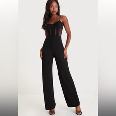 New With Tags. Doesn’t Fit Me Which Is Tragic Because This Is Adorably Cute. The Website Is Out Of Most Sizes Currently. Sleeveless Lined Jumpsuits And Rompers For Party, Black Jumpsuits And Rompers With Lined Body For Party, Trendy High Waist Jumpsuits And Rompers For Going Out, Black Lined Jumpsuits And Rompers For Party, Trendy High-waist Jumpsuits And Rompers For Going Out, Black Jumpsuit With Lined Body For Party, Sleeveless Black Glamorous Bodysuit, Elegant Black Jumpsuits And Rompers With Lined Body, Black Party Jumpsuits And Rompers With Lined Body