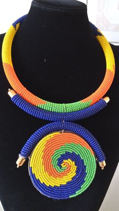 ON SALE African Colorful Necklace, African Jewelry, African Beaded Necklace, Multicolor Beaded Neckl African Beaded Necklace, African Beads Necklace, African Bag, Good Luck Necklace, Necklace African, Diamond Bar Necklace, Star Necklace Gold, Star Charm Necklace, Colorful Necklace