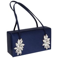 Renaud Pellegrino Evening Bag / Minaudière - Made Evening Handle Bag Designer Evening Bags, Blue Clutch Purse, Blue Electric, Blue Clutch, Arm Jewelry, Fur Bag, Chanel Shoulder Bag, Blue Purse, Lightweight Bag