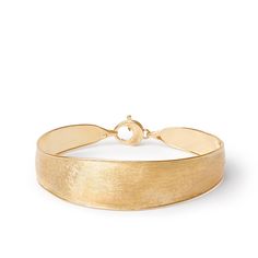 An exquisite Marco Bicego double row cuff from the Lunaria collection crafted in 18k yellow gold makes it a must-have for any jewelry connoisseur. This Marco Bicego bracelet offers a simple and stylish look that can be worn for any occasion! Modern Yellow Gold Wide Band Bracelet, Elegant Hammered Bracelet Jewelry, Elegant Hammered Cuff Bracelet, Formal Hammered Yellow Gold Cuff Bracelet, Elegant Formal Hammered Bangle, Formal Yellow Gold Hammered Cuff Bracelet, Formal Yellow Gold Hammered Bangle, Elegant Hammered Gold-plated Bracelets, Elegant 14k Gold Cuff Bracelet With Oyster Design