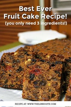 the best ever fruit cake recipe you only need 3 ingredients