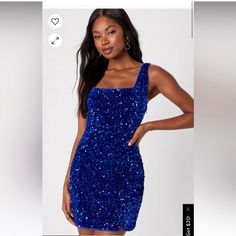 Most Amazing Royal Blue. Party Dress Blue Glamorous Mini Dress For Night Out, Spring Party Mini Dress In Royal Blue, Royal Blue Mini Dress For Spring Party, Royal Blue Mini Dress For Party, Glamorous Blue Mini Dress For Night Out, Blue Glamorous Mini Dress For Prom, Glamorous Blue Mini Dress For Evening, Blue Mini Dress For Homecoming Party Season, Glamorous Blue Prom Mini Dress