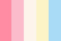 an image of a color scheme with pastel colors in the middle and bottom half