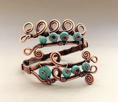 turquoise bracelet wire wrapped jewelry handmade copper Bohemian Copper Wire Cuff Bangle Bracelet, Handmade Bohemian Copper Wire Cuff Bracelet, Bohemian Bangle Bracelet In Copper Wire, Bohemian Copper Wire Bangle Bracelet, Unique Copper Wire Wrapped Cuff Bracelet, Bohemian Copper Wire Wrapped Cuff Bracelet, Handmade Turquoise Copper Bracelets, Handmade Turquoise Copper Bracelet, Bohemian Turquoise Wire Wrapped Cuff Bracelet