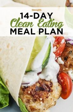 At the end of this 14-day clean eating meal plan program, your body will feel great and you’ll be well on your way to reaching your weight-loss goal! Clean Eating Plans, Clean Eating Meal Plan, Ketogenic Diet Meal Plan, Diet Vegetarian, Idee Pasto Sano, Fat Burning Foods, Diet Meal Plans, Eating Plans, Diet And Nutrition