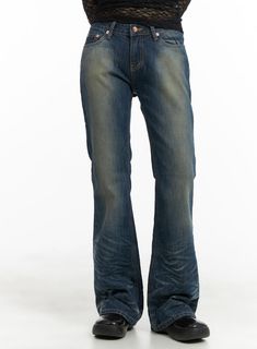 slim-washed-bootcut-jeans-cm426 / Dark blue Fitted Faded Pre-washed Jeans, Fitted Stonewashed Cotton Jeans, Casual Pre-washed Jeans For Streetwear, Distressed Fitted Cropped Jeans, Fitted Acid Wash Stonewashed Jeans, Fitted Acid Wash Casual Bottoms, Fitted Faded Jeans For Streetwear, Casual Fitted Acid Wash Bottoms, Fitted Cotton Stonewashed Bottoms