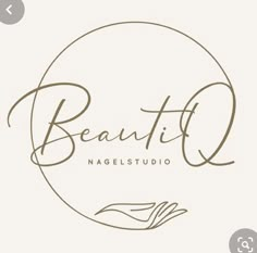 the logo for beautiq nagelstudio, a salon and spa