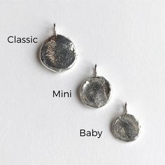 Custom Fingerprint Charm & Impression Kit - Peterson MADE Purchase Order, Custom Charms, Keepsake Jewelry, Heartfelt Gifts, Classic Mini, Initial Charm, Gold Charm, Go Shopping, Fingerprint