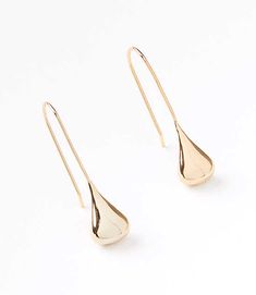 These artfully designed pull-through earrings make a modern statement. Goldtone finish.,Imported:Imported Loft Pull Through Drop Earrings Goldtone Women's by Loft Size Regular - One Size Goldtone Women's Earrings, Jewelry Sleek Drop Earrings For Formal Occasions, Sleek Formal Drop Earrings Jewelry, Sleek Formal Drop Earrings, Minimalist Polished Drop Earrings, Minimalist Long Drop Earrings With Polished Finish, Modern Single Teardrop Long Drop Earring, Modern Polished Teardrop Earrings, Modern Metal Teardrop Earrings For Formal Occasions, Minimalist Single Teardrop Earring For Formal Wear