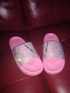 Bedazzle pink shoe size 6/ 7 Bedazzled Shoes, Glitter Shoes, Pink Shoes, Women's Shoes Sandals, Womens Sandals, Shoes Sandals, Etsy Accessories, Bathing Beauties, Accessory Gift