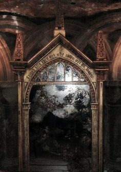 an image of a gothic church entrance