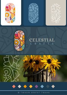 creative colorful logo design craft product l Graphic Pattern Design, Brand Identity Design Logo Inspiration, Illustration Design Graphique, Mises En Page Design Graphique, Colorful Logo Design, Logo Design Set, Logo Design Tutorial, Desain Editorial, Craft Logo