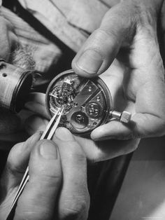 size: 24x18in Photographic Print: 78 Year Old Watch Maker at His Job of Repairing Watches by Yale Joel : Artists Cheap Formal Watch With Analog Display, Luxury Chronograph Watch With Date Display For Business, Making Art Using Watches, Cheap Timeless Watches With Analog Display, Timeless Cheap Watch Accessories With Analog Display, Making Art Using Vintage Watches, Luxury Vintage Watches With Day-date Display, Making Art From Vintage Watches, Luxury Vintage Watch With Day-date Display