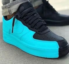 Elevate your shoe game with our Black Blue Custom Air Force 1. Stand out from the crowd with our unique design and quality materials. Comfortable, stylish, and customizable, these shoes are the perfect addition to your wardrobe. Experience the ultimate combination of fashion and functionality with our Black Blue Custom Air Force 1. Exactly as shown in the pictures. 📷 Brand New & Authentic. 💯 Hand Painted with attention to detail. 👨‍🎨 Waterproof and Flexible. ❤️ Unisex model. Please refer to Blue Custom Air Force 1, Sweatshirts Nike, Nike Trainer, Nike Shoes Air Force, Custom Nike Shoes, Shoes Sneakers Jordans, Custom Air Force 1, Nike Air Shoes, Fresh Shoes