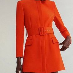 Zara Jackets & Coats | Zara Blazer Dress | Color: Orange/Red Zara Blazer Dress, Dress Midi Casual, Grey Knit Dress, Navy And White Dress, Long Sleeve Tunic Dress, Frock Coat, Dusty Rose Dress, Zara Blazer, Smart Outfit