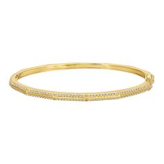 Details: 14k Yellow Gold Geometric Shaped Diamond Bangle 116RDDW.54 10.90G 14KW F/C 57X46MM ** Diamond Bangle Bracelet, Diamond Bangles Bracelet, Toggle Bracelet, Diamond Bangle, Gold Geometric, Pendant Bracelet, Chain Ring, Ring Bracelet, White Gold Diamonds