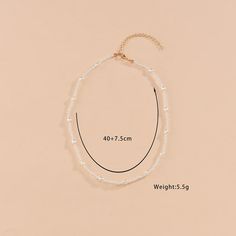 Material: Imitation pearl Color: White Fashion Element: Ellipse Style: Europe and America Pearl Color, White Fashion, Womens Necklaces, Color White, Necklaces, Chain, White, Color