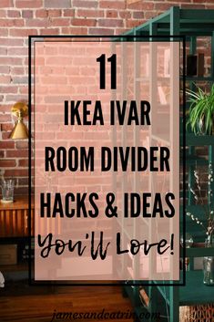 These Ikea Ivar room divider hacks and ideas will give you options to create a stunning room divider or folding screen all by yourself, on a budget. #ikeahacks #ivarroomdivider #ivarfoldingscreen #roomdividerhack #foldingscreenhack Wooden Wall Divider Ideas, Restaurant Room Divider Ideas, Room Divider Furniture Ideas, Using Cabinets As Room Divider, Wheeled Room Divider, Creating A Room Divider Small Spaces, Making A Room Divider, Standing Room Dividers, Ikea Hack Room Divider Bookshelves