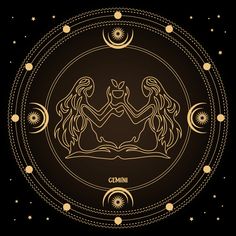 Moon Sun And Stars, Zodiac Signs Sagittarius, Golden Design, Zodiac Signs Gemini, Zodiac Signs Aquarius, Moon Sun, Aquarius Zodiac, Sun And Stars, Taurus Zodiac