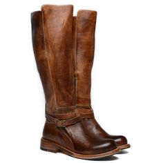 BRISTOL - Classic Tall Riding Women Boots - Bed|Stu Knee-high Riding Boots With Buckle Closure, Fall Calf Leather Heeled Boots With Buckle Closure, Brown Wide Calf Knee-high Boots For Riding, Wide Calf Fall Boots With Buckle Closure, Brown Buckle Closure Knee-high Boots For Work, Brown Knee-high Boots With Buckle For Work, Brown Winter Riding Knee-high Boots, Classic Knee-high Boots With Buckle And Round Toe, Classic Knee-high Boots With Buckle Closure