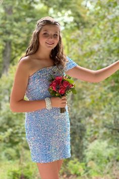 Short Sequined Light Blue Mini Hoco Dress 2022 Off-shoulder Dresses For Homecoming And Prom Season, Homecoming Dress With Fitted Bodice And One Shoulder, Sequin Mini Dress For Homecoming And Prom Season, Sequin Dress For Homecoming And Prom Season, One-shoulder Dress For Homecoming And Prom, One-shoulder Dress For Homecoming And Prom Season, Fitted One-shoulder Homecoming Dress, Off-shoulder Mini Dress For Homecoming And Prom Season, Off-shoulder Mini Dress For Homecoming Prom Season