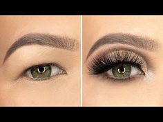 Hooded Eye Makeup Tutorial, Prom Makeup Tutorial, Eyeliner For Hooded Eyes, Eyeliner Tips, Makeup Smokey, Brown Mascara, Cut Crease Makeup, Hooded Eye Makeup, Makijaż Smokey Eye