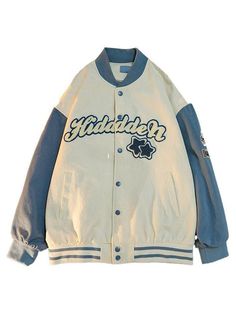 Vintage Embroidery Varsity Jacket – AnotherChill Streetwear Outerwear, Plus Size Streetwear, Baseball Varsity Jacket, Long Sleeve Design, Bodycon Floral Dress, Vintage Embroidery, Baseball Jacket, Women's Coats & Jackets, Jackets Online