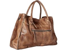 Bed Stu Rockaway | Zappos.com Statement Handbag, Bed Stu, Brown Leather Totes, Brown Leather Shoulder Bag, Handbag Straps, Vegetable Tanned Leather, Belt Size, Handbag Accessories, Leather Tote