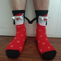 Hand In Hand Couple, Magnetic Socks, Hand Socks, Christmas Motifs, The Magic Of Christmas, Christmas Happy, Buy 1 Get 1 Free, Christmas Socks, Hand In Hand