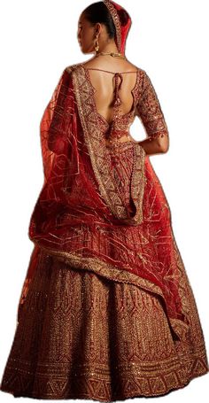 Fitted Saree Gown For Traditional Ceremonies, Floor-length Choli With Sheer Dupatta For Traditional Ceremonies, Red Fitted Floor-length Lehenga, Red Fitted Gown For Transitional Season, Traditional Red Gown For Transitional Season, Transitional Red Lehenga With Sheer Dupatta, Traditional Red Floor-length Choli, Fitted Red Sets For Reception, Red Fitted Sets For Reception