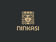 a woman's face with braids and the word ninkasi on it