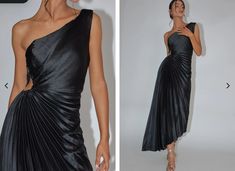 Pleat Dress, Black Midi, The Red Carpet, Pleated Dress, Dress Black, Red Carpet, Like You, One Shoulder, Black Dress