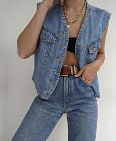 Denim Fall Outfits, Outfit Denim Jacket, Gala Gonzalez, Outfit Denim, Looks Jeans, Emmanuelle Alt, Denim Jacket Outfit, Looks Country, Nashville Outfits