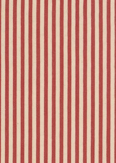 a red and white striped fabric