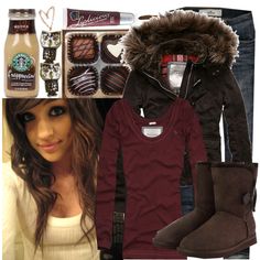 "8. I Think About You Every Day" by k-aitlyn on Polyvore Cool Day Outfit Fall, Fall 2011 Aesthetic, 2014 Fall Outfits, 2000s Fall Outfits, 2000s Fall Fashion, Winter Fit Ideas, Winter Outfits 2014, 2000s Autumn