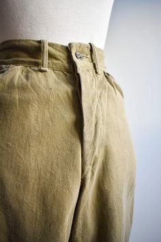 Vintage Olive Green BSA Jodhpurs | Etsy High Waist Olive Cotton Pants, Khaki Cotton Cargo Pants With Button Closure, Khaki Cotton Work Pants With Belt Loops, Cotton Cargo Pants With Buttons For Workwear, Vintage Beige Bottoms With Belt Loops, Vintage Cotton Bottoms With Buttons, Vintage Style Khaki Trousers, Vintage Brown Cargo Pants With Belt Loops, Khaki Workwear Pants With Buttons