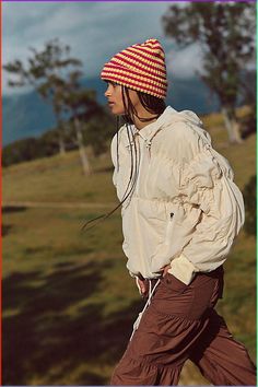 Ventilation Hood, Cuff Detail, Happy Camper, Happy Campers, Pullover Jacket, Boho Outfits