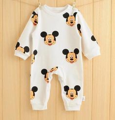 baby boy girl long sleeve cartoon jumpsuit Spring Baby Boy, Minnie Mouse Head, Head Cartoon, Baby Boy Winter Outfits, Disney Baby Clothes, Baby Kostüm, Jumpsuit For Kids