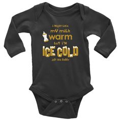 These bodysuits are available in 3 colors and feature lap shoulders to make it easier for the many times a day that parents have to change baby's outfit. -5-ounce, 100% combed ring spun cotton 1x1 baby rib -88/12 combed ring spun cotton/poly (Heather) -Side seamed -Double-needle ribbed binding on neck, shoulders, sleeves and leg openings -Reinforced three-snap closure Ice Ice Baby Tshirt, Fraternity, Gender Neutral Baby, Baby Bodysuit, Baby Shower Gift, Baby Gift, Snap Closure, Baby Shower Gifts, Baby Gifts