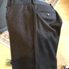 They Measured 16 1/4” New Condition Great For Father’s Day Classic Dress Pants With Pockets For Winter, Fitted Bottoms With Straight Hem For Winter, Fitted Wool Casual Bottoms, Casual Fitted Wool Bottoms, Casual Fitted Wool Pants, Suit Pants, Dress Pants, Mens Pants, Man Shop