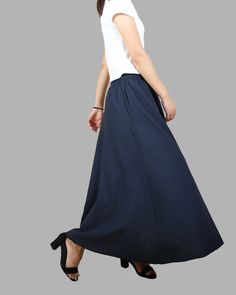 * An ankle length linen skirt with two deep pockets. * It is made of high end linen and cotton, full lined. * If you need to custom make the skirt waist and length, please contact us. * Support 7 days return to get full refund on item without any reason. * Can custom size and colors, lead time is 6-8 days; * Let us know your usual size in your country and your overall height. * If you have some specific request or special characters such as broad shoulder, long arms, long waist, etc you think we Cotton Gathered Maxi Skirt, Cotton Maxi Skirt With Gathered Detail, Cotton Maxi Skirt With Pockets And Full Skirt, Cotton Full Maxi Skirt With Pockets, Cotton Flared Maxi Skirt With Pockets, Cotton Maxi Skirt With Pockets, Linen Maxi Skirt With Lining, Relaxed Linen Maxi Skirt, Linen Flowy Maxi Skirt With Lining