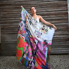 The Dream Box Silk Modal Scarf by Isabelle Gougenheim (Silk Scarf) Silk Scarf Design, Silk Set, Artful Home, Scarf Design, Silk Scarves, The Dream, Silk Scarf, Wearable Art, Get Inspired