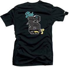 Amazon.com: Shirt to Match Jordan 5 Aqua Match Jordan Tee - Shirt to Match Jordan 5 Aqua Enemies Black - Small : Sports & Outdoors Stem Outfits, Futuristic Fashion, Trendy Shirts