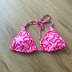 Shein Swimwear | Size L | Runs Small | Never Worn Spring Triangle Top Swimwear In Fun Style, Fun Stretch Triangle Top Swimwear, Fun Pink Triangle Top Swimwear, Shein Swimwear, Womens Swim, Bathing Suits, Swimming, Running, Pink