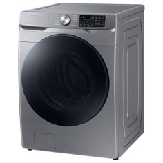 the front view of a washing machine