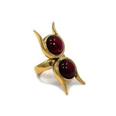 Goddess Ring | Han Cholo Jewelry Fertility Magic, Goddess Ring, Ancient Egyptian Goddess, Egyptian Goddess, Garnet Stone, You Sure, The Goddess, Red Garnet, Ancient Egyptian