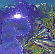 Psy Art, Arte Cyberpunk, Weird Dreams, Art Collage Wall, Hippie Art, Ethereal Art, Retro Futurism, Spiritual Art, Pics Art